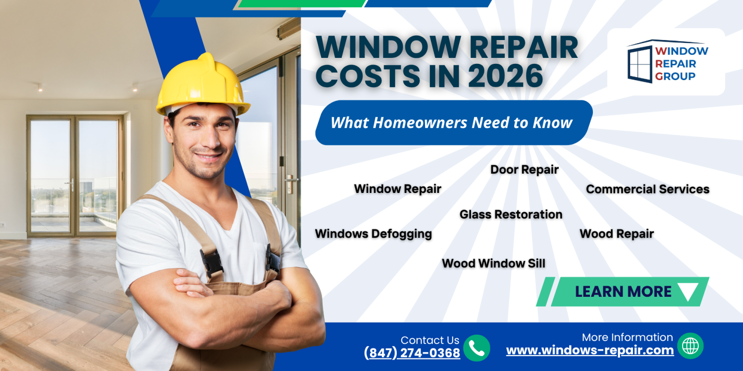 Window Repair Costs in 2026: What Homeowners Need to Know